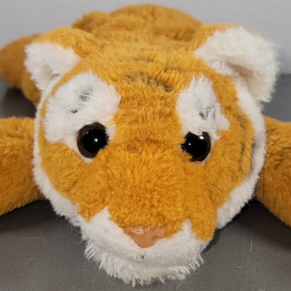 FAO Schwarz 15" Plush Tiger Stuffed Animal Toy Soft Orange White - Picture 7 of 16